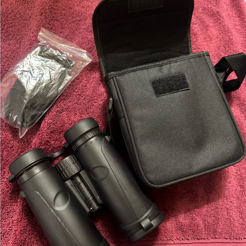 Black Binoculars with Case